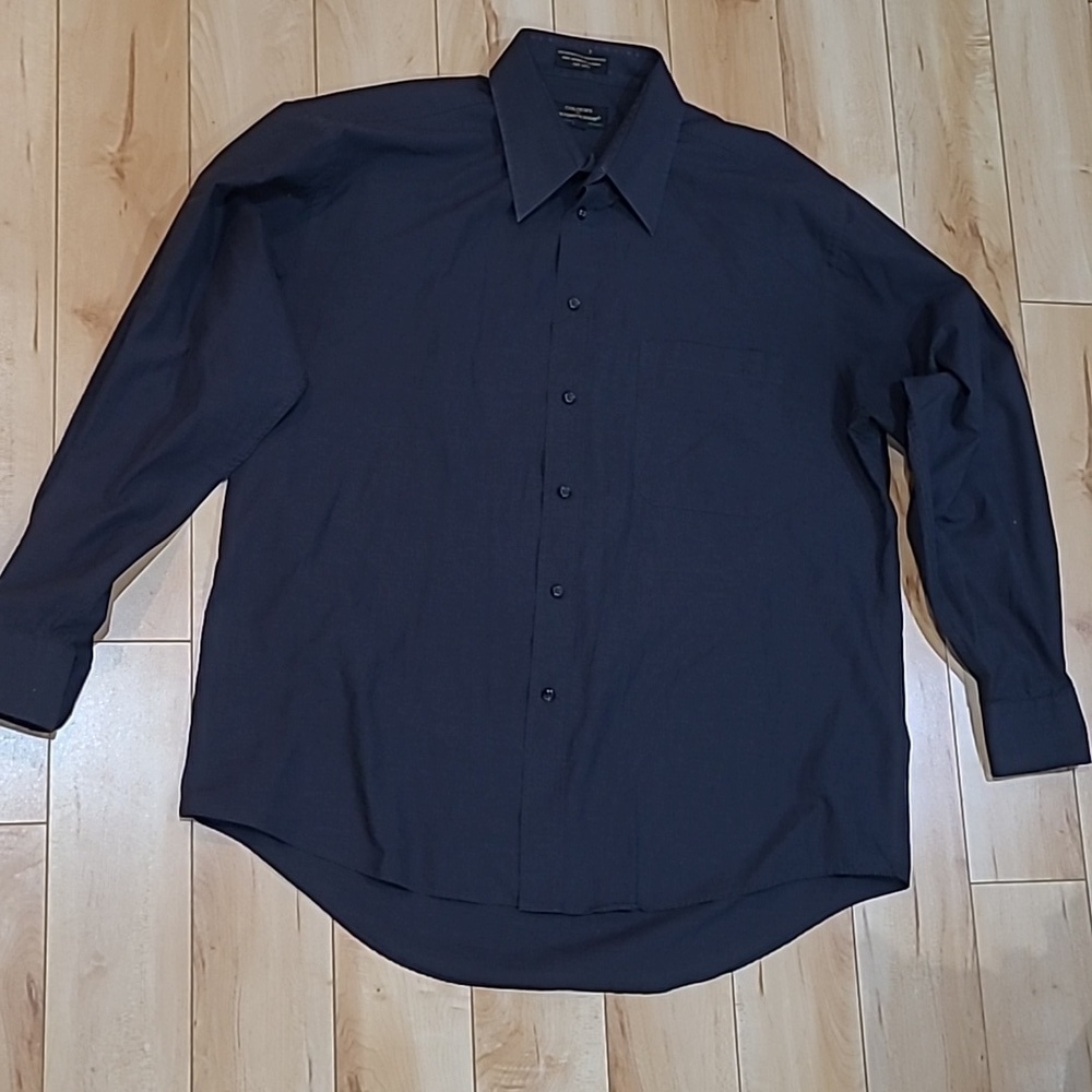 Colours by Alexander Julian men's large grey dress shirt